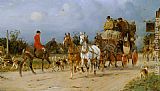 Wright Paintings - Outside the Kings Head by George Wright